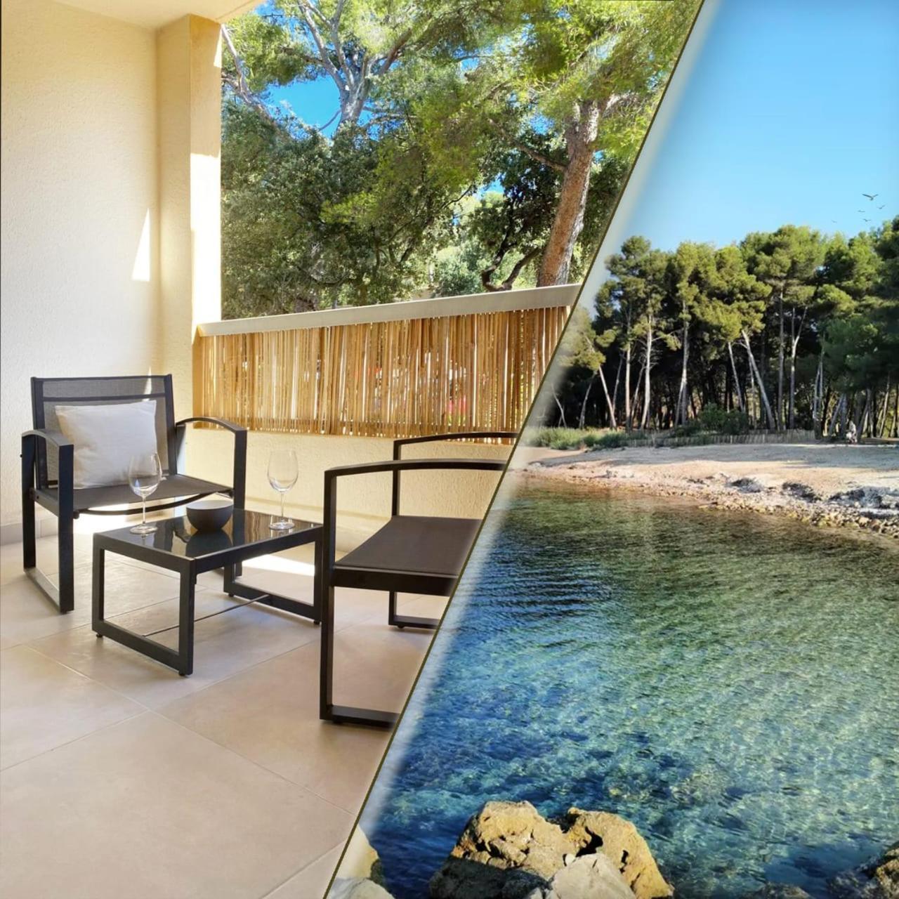 Studio Renove, 5Mn Plage, Terrasse, Clim, Velos Saint-Mandrier-sur-Mer Exterior foto
